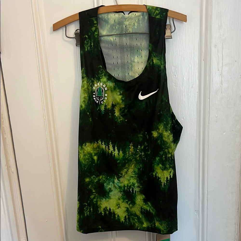 Nike Oregon Track Club Aeroswift Singlet 'Green' US size XL
